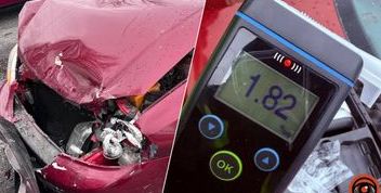 У Дніпрі водій Chevrolet з 1,82% алкоголю в крові спричинив ДТП з Hyundai