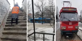 Водії закликають утриматися від поїздок через суцільну ожеледицу в Дніпрі