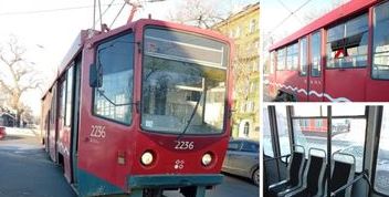 В Дніпрі трапився інцидент: у трамвай №19 влучив важкий предмет, скло розбите
