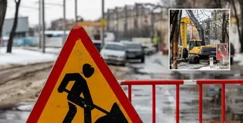 Дніпровський метробудівник проводить огляд після просідання ґрунту