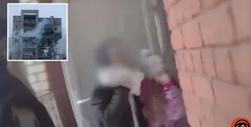 У Дніпрі спровоковано обстріл житлового будинку дроном “Шахед”