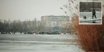 Рибаки на Дніпрі наражають себе на небезпеку: як не стати жертвою відливної криги