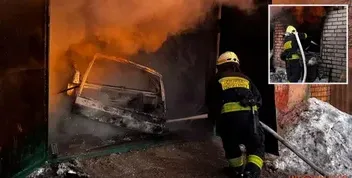 Пожежа у Дніпрі: Гараж з автомобілем згорів на В’єтнамській вулиці