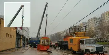 У Дніпрі обмежено рух тролейбусів через обвалу стовпа