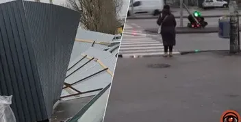Сильний вітер завдав шкоди в Дніпрі: пошкоджені транспорт, комунальне майно та світлофори