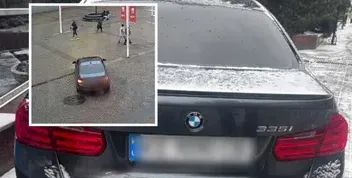 Неконтрольований рух BMW на Європейській площі в Дніпрі