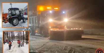 Дніпро боротьбиться зі сніговою негодою