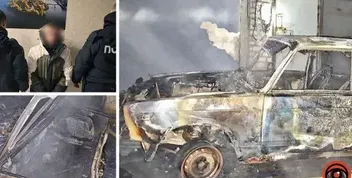 В Дніпрі чоловік навмисно підпалив автівку