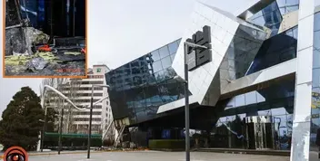 Пожежа в бізнес-центрі “Куб” у Дніпрі