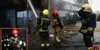 В Дніпрі ліквідовано пожежу в бізнес-центрі “Куб”