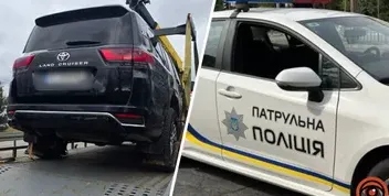 У Дніпрі затримали водія Toyota за спробу втечі після затримання в стані сп’яніння