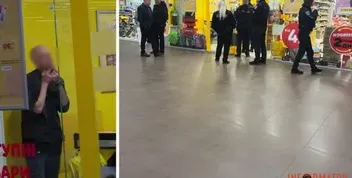У Дніпрі в магазині чоловік намагався порізати собі горло лезом