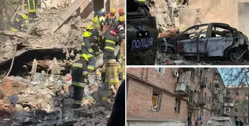 Атака на Дніпро 25 квітня: серед 21 постраждалого — поліцейські та 9-річна дитина