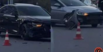 ДТП у Дніпрі: зіткнення Audi та Hyundai на Набережній Перемоги
