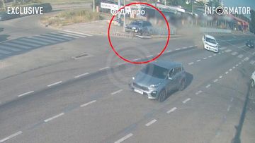 ДТП на Донецькому шосе: авто протаранило огорожу