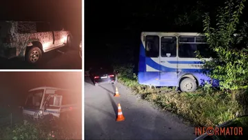 У Дніпрі на вулиці Новопокровській сталася ДТП за участю автобуса та позашляховика: є постраждалі