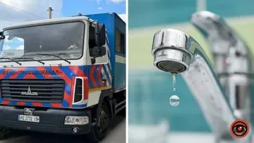 Тимчасове припинення водопостачання у Дніпрі: де сьогодні немає води