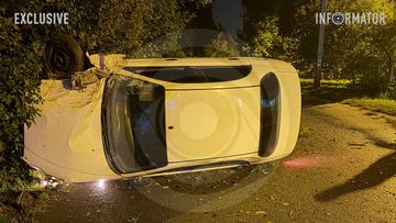 У Дніпрі на вулиці Волівачів водій Daewoo врізався у дерево та залишив місце ДТП